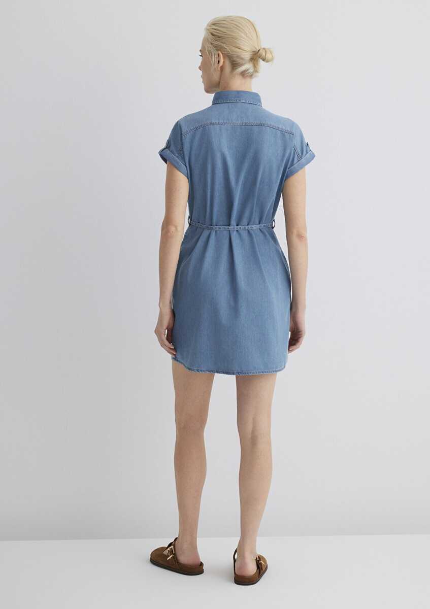 Mavi Barbara Lt Denim Kadın Elbise 130548-26176 - 6
