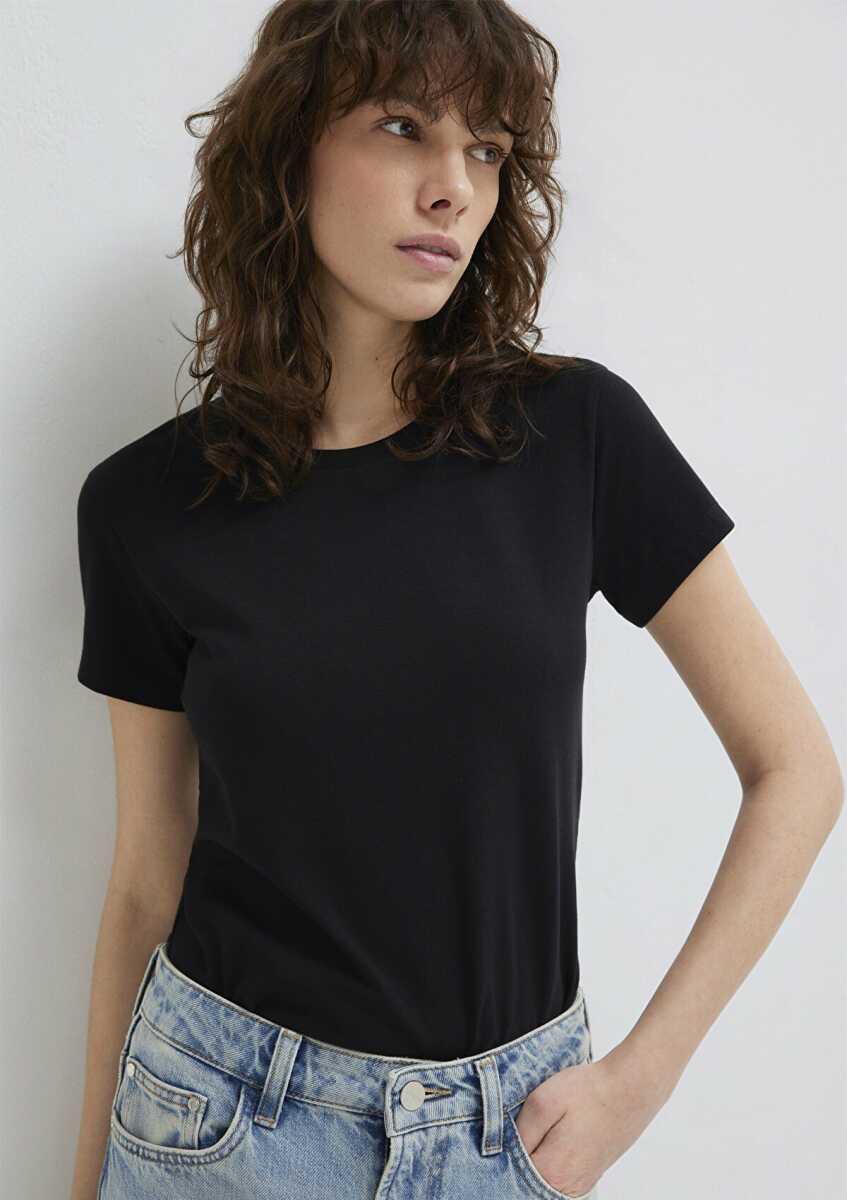 Mavi Basıc Kadın T-shırt_siyah 162767-900 - 1