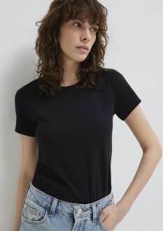 Mavi Basıc Kadın T-shırt_siyah 162767-900