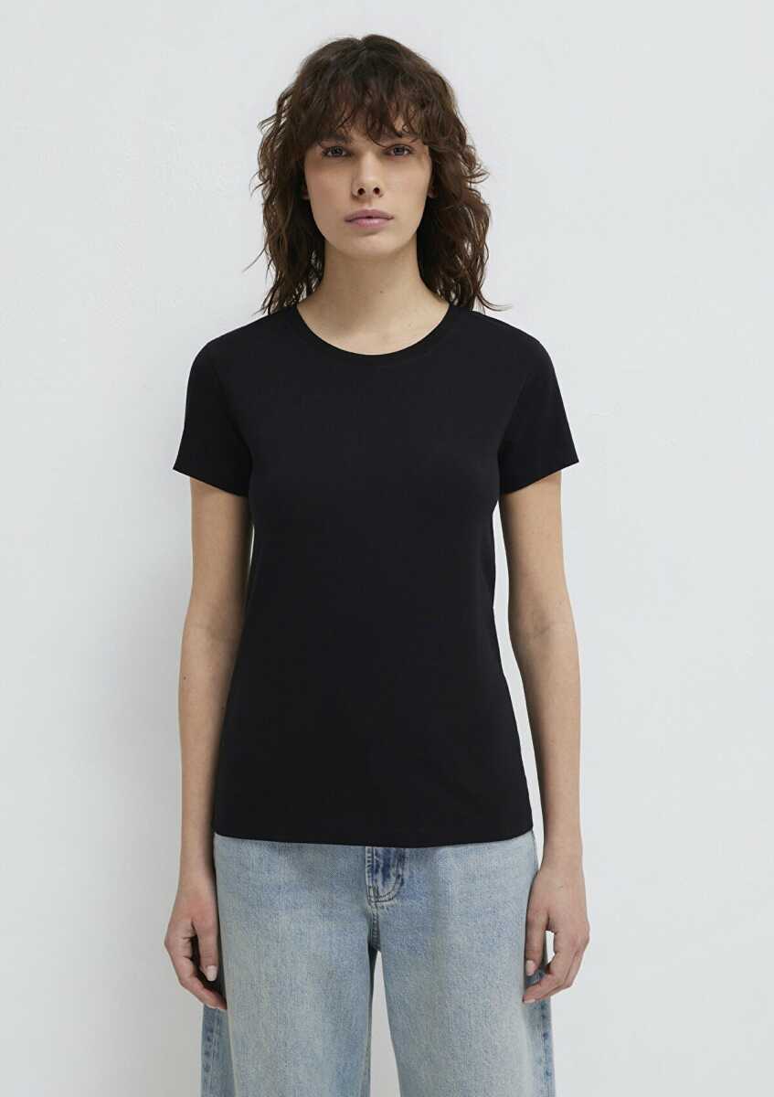 Mavi Basıc Kadın T-shırt_siyah 162767-900 - 3