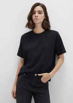 Mavi Basıc Siyah Kadın Tişört 1613820-900