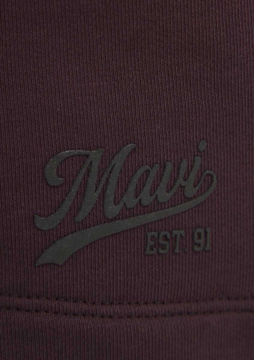 Mavi Baskılı Bordo Kadın Şort 1410260-70223 - 7
