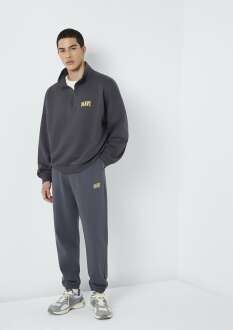 Mavi Baskılı Erkek Eşofman Altı Nine Iron 