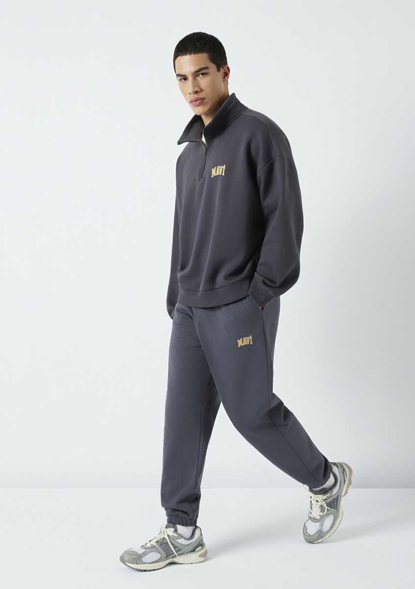 Mavi Baskılı Erkek Eşofman Altı Nine Iron - Mavi (1)