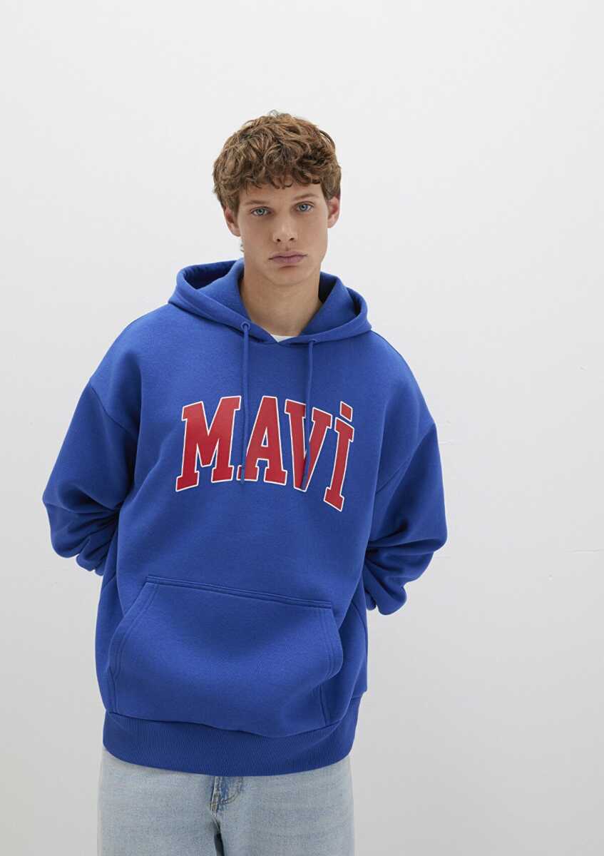 Mavi Baskılı Erkek Sweat 067149-70907 - 2