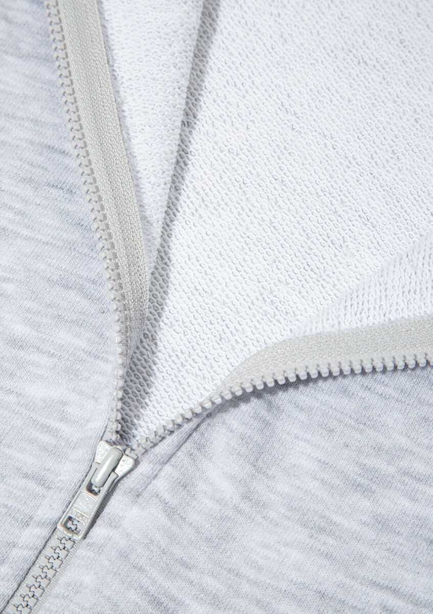 Mavi Baskılı Kapüşonlu Gri Çocuk Sweatshirt 6S10182-88467 - 3