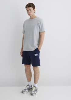 Mavi Baskılı Lacivert Erkek Şort 0410224-70497 