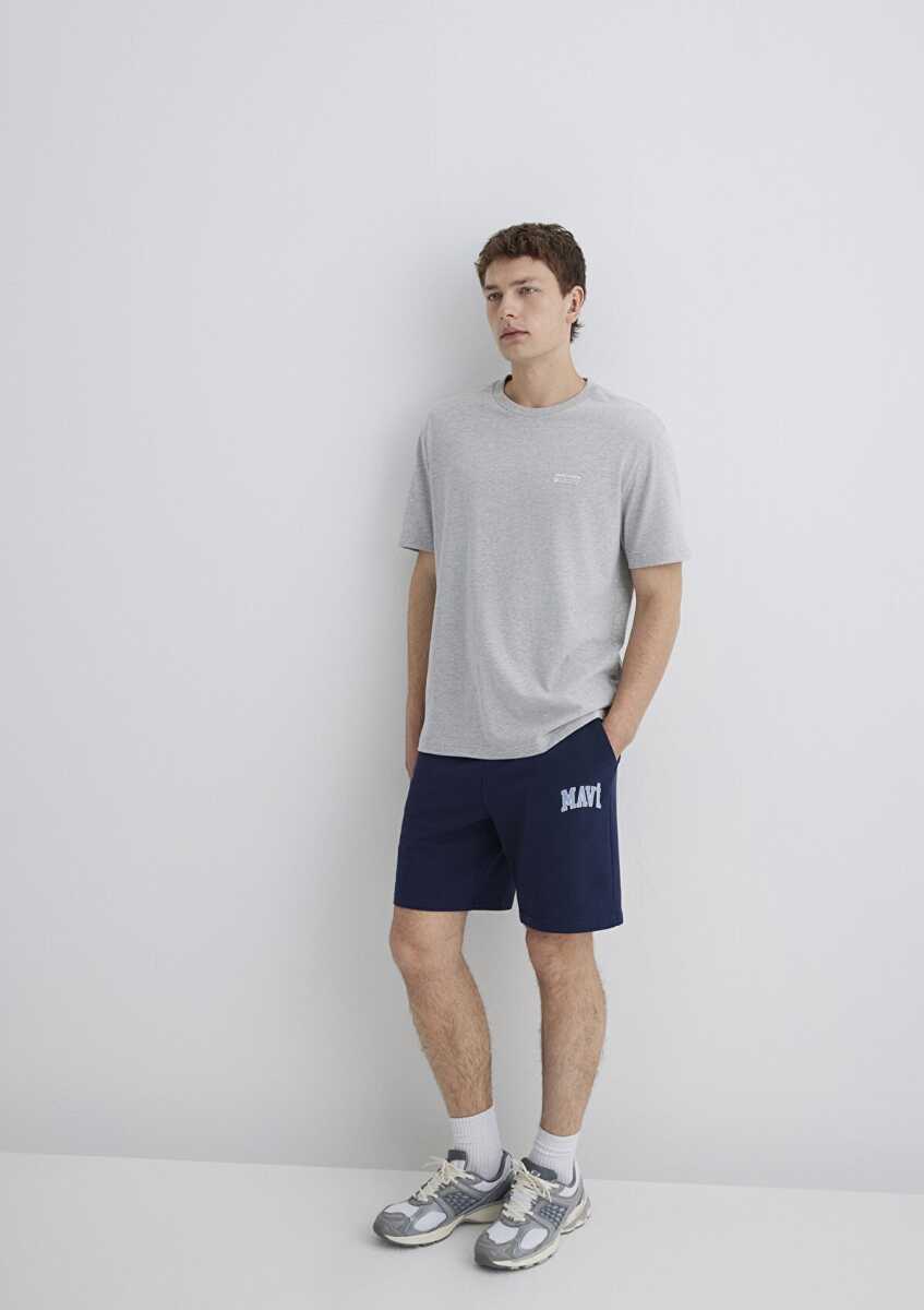 Mavi Baskılı Lacivert Erkek Şort 0410224-70497 (1)