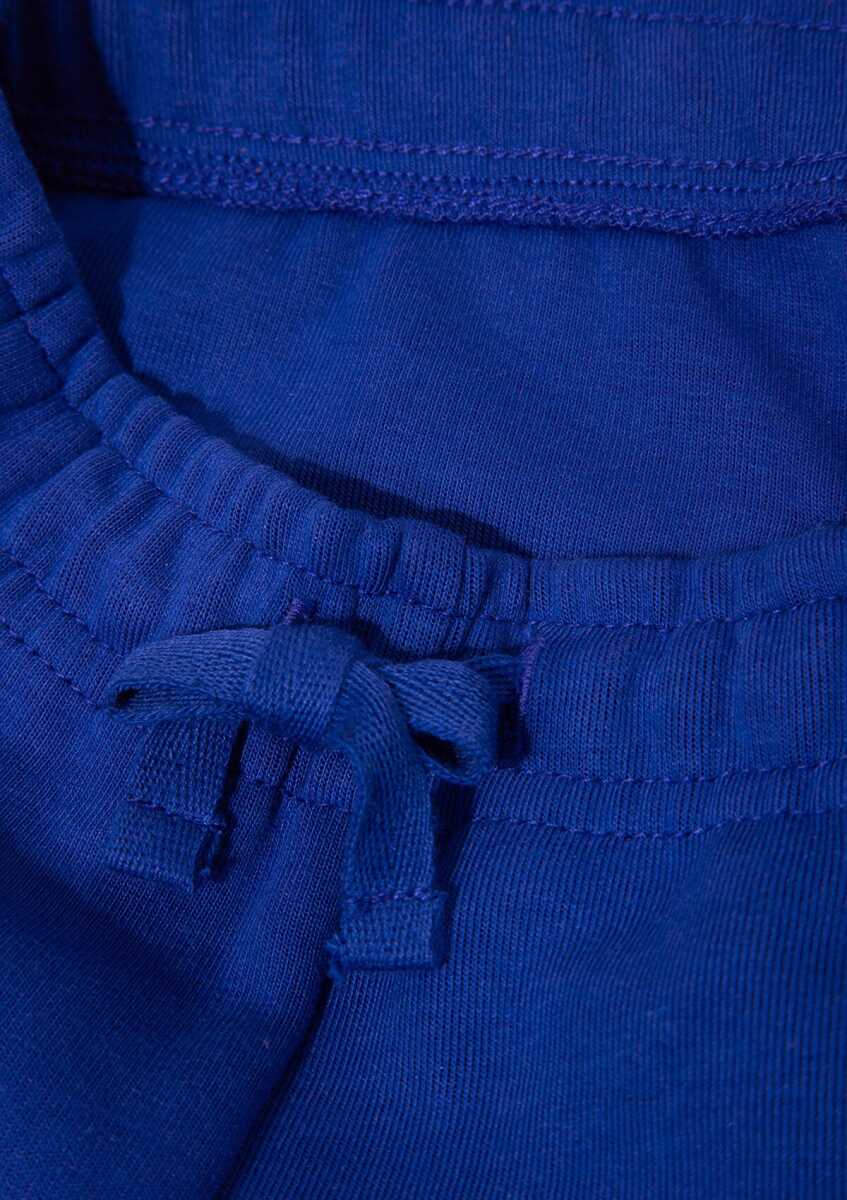Mavi Baskılı Mavi Loose Fit Çocuk Şort 6410017-70907 - 4