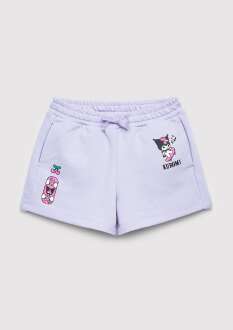 Mavi Baskılı Mor Regular Fit Çocuk Şort 7410023-70523