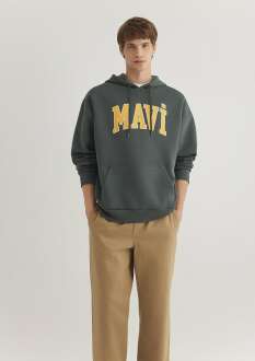 Mavi Baskılı Yeşil Erkek Sweat 067149-71598