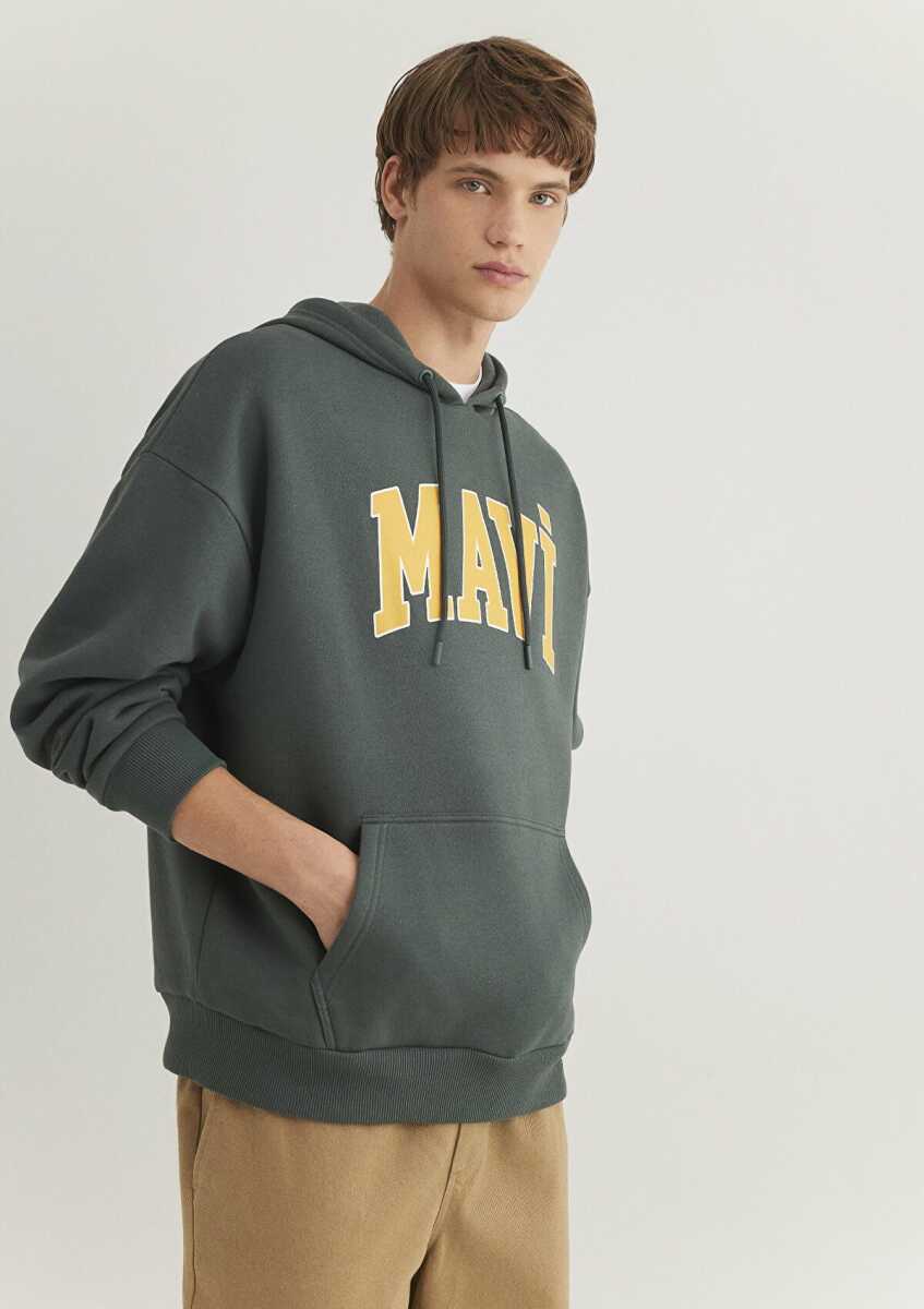 Mavi Baskılı Yeşil Erkek Sweat 067149-71598 - 2