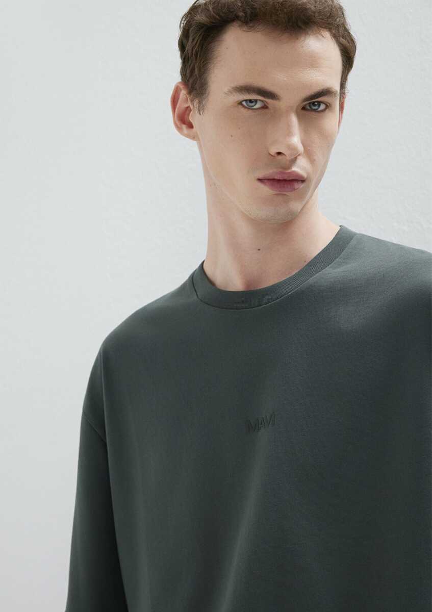 Mavi Baskılı Yeşil Erkek Tişört 0613093-71598