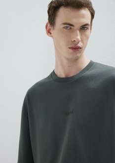 Mavi Baskılı Yeşil Erkek Tişört 0613093-71598 