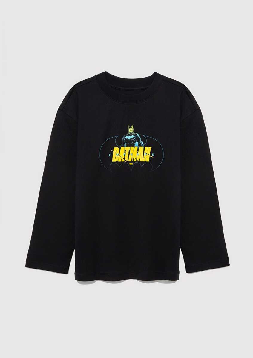 Mavi Batman Baskılı Çocuk Sweat 6610294-900 (1)