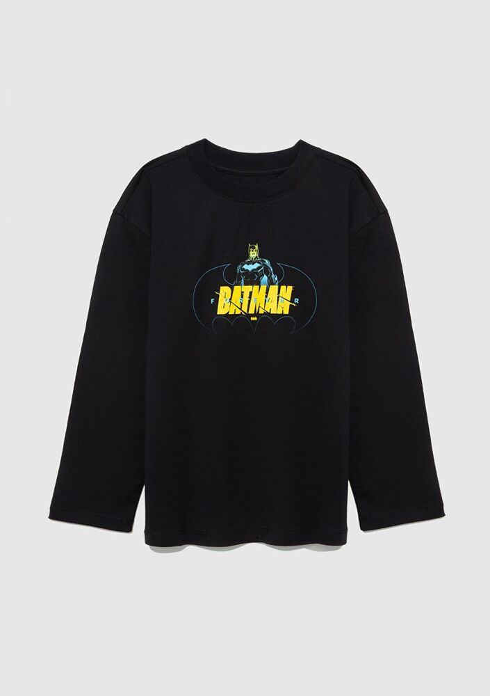 Mavi Batman Baskılı Çocuk Sweat 6610294-900 (1)
