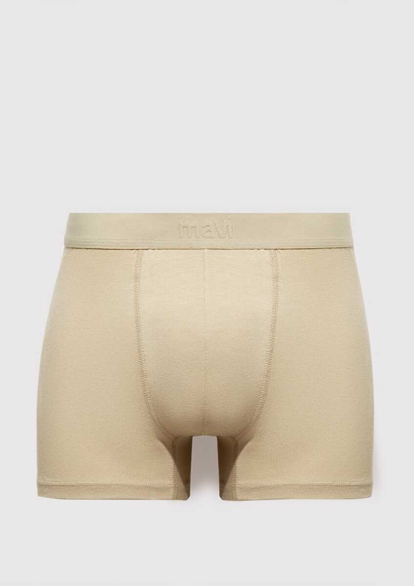 Mavi Bej Basic Bambu Erkek Boxer 0911853-70185 - 1