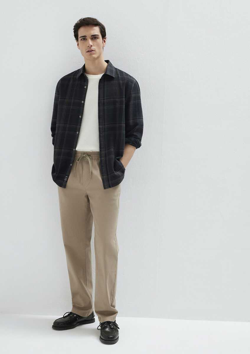 Mavi Bej Erkek Pantolon 0010547-80062