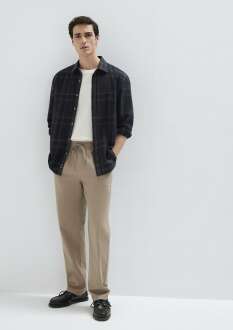 Mavi Bej Erkek Pantolon 0010547-80062 