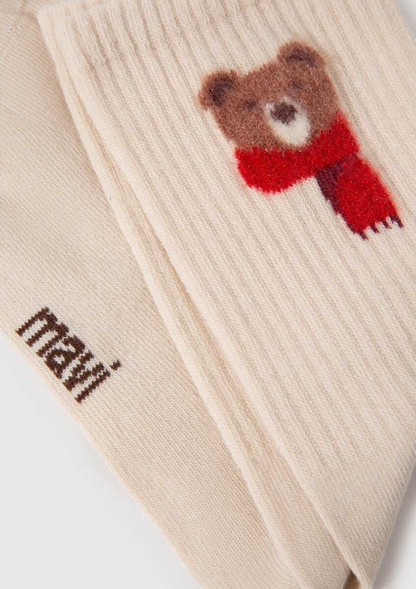 Mavi Bej Kadın Soket Çorap 1912758-32324 - Mavi (1)