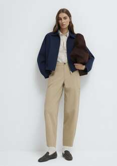 Mavi Bej Kumaş Kadın Pantolon 1011150-90378 