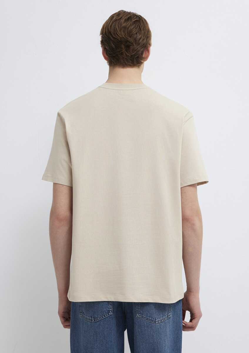 Mavi Bej Loose Fit Basic Erkek Tişört 066249-70004 - 5