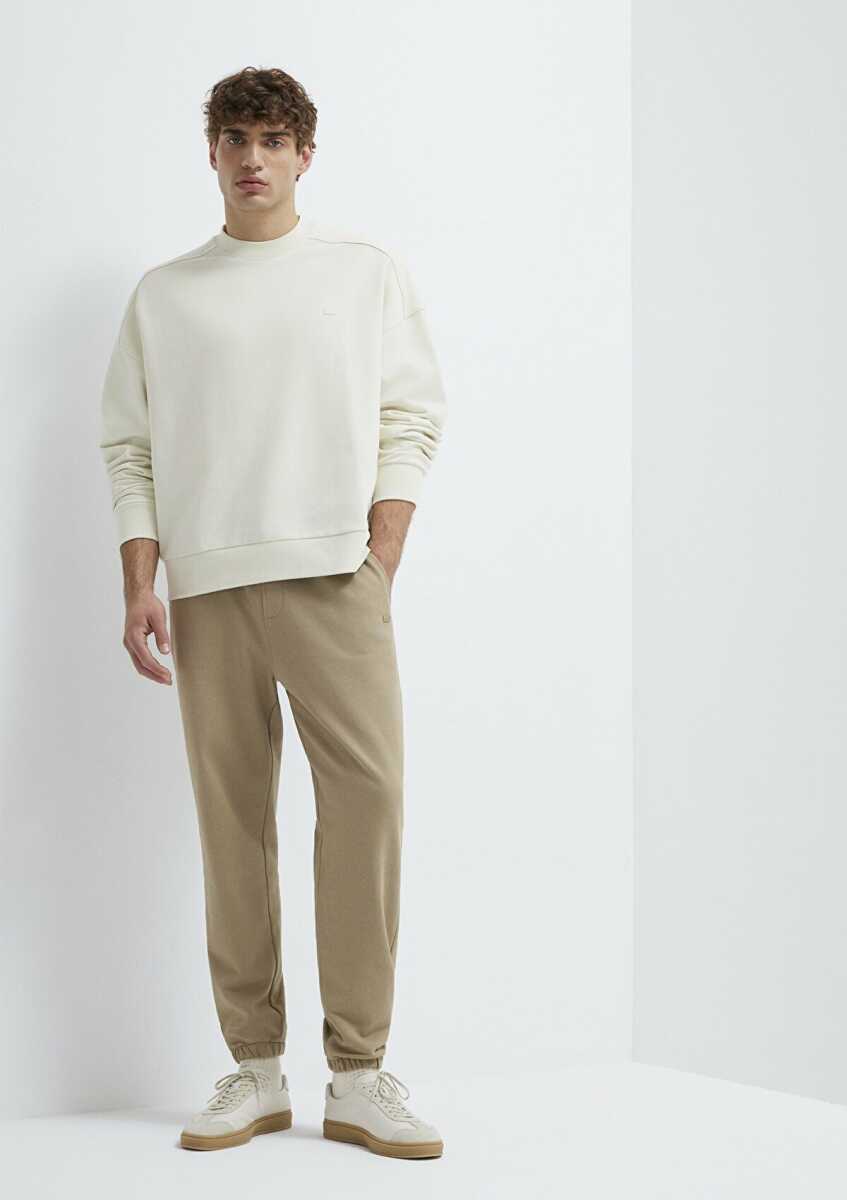 Mavi Bej Loose Fit Erkek  Eşofman Altı 0010505-70362