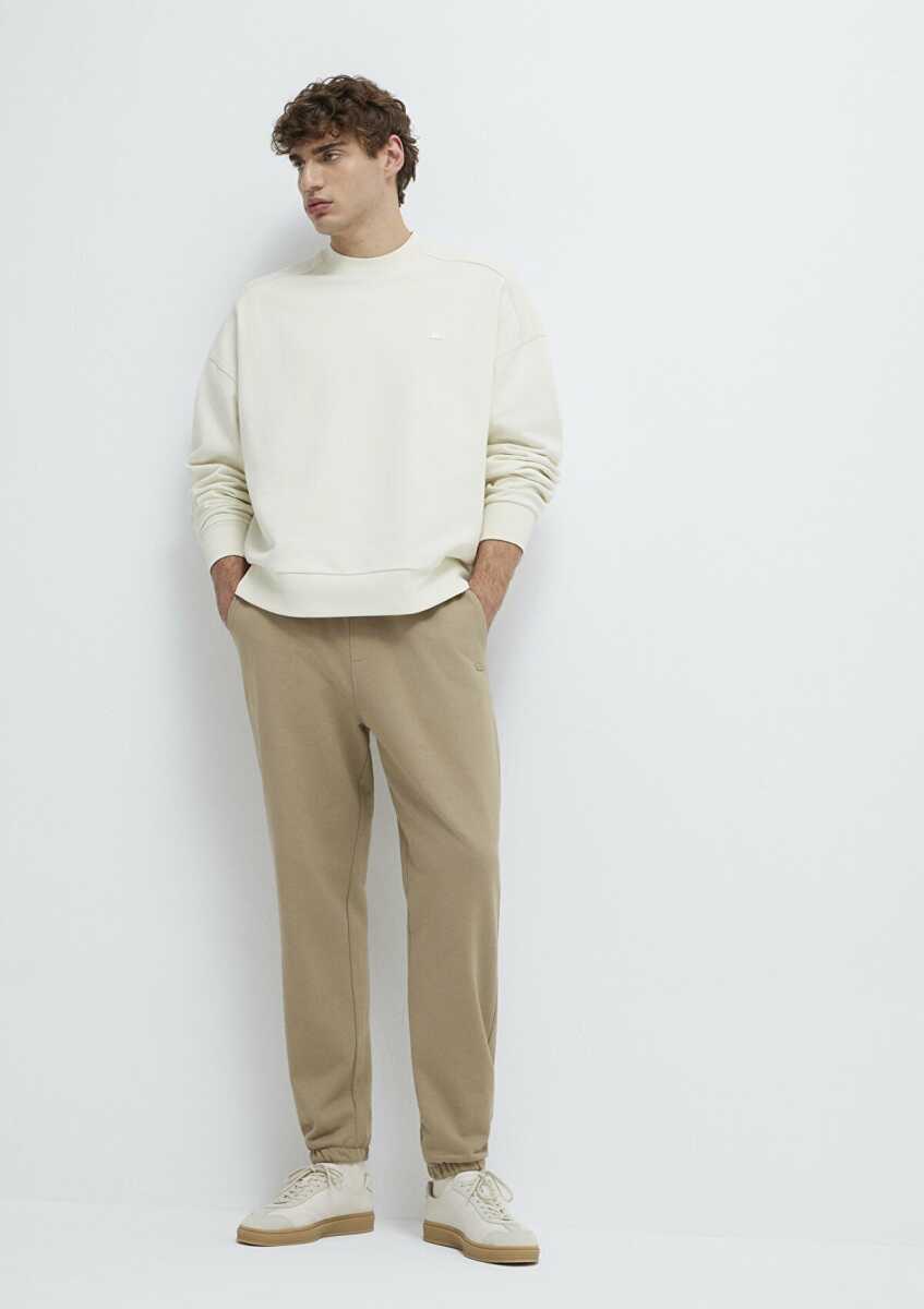 Mavi Bej Loose Fit Erkek  Eşofman Altı 0010505-70362 (1)