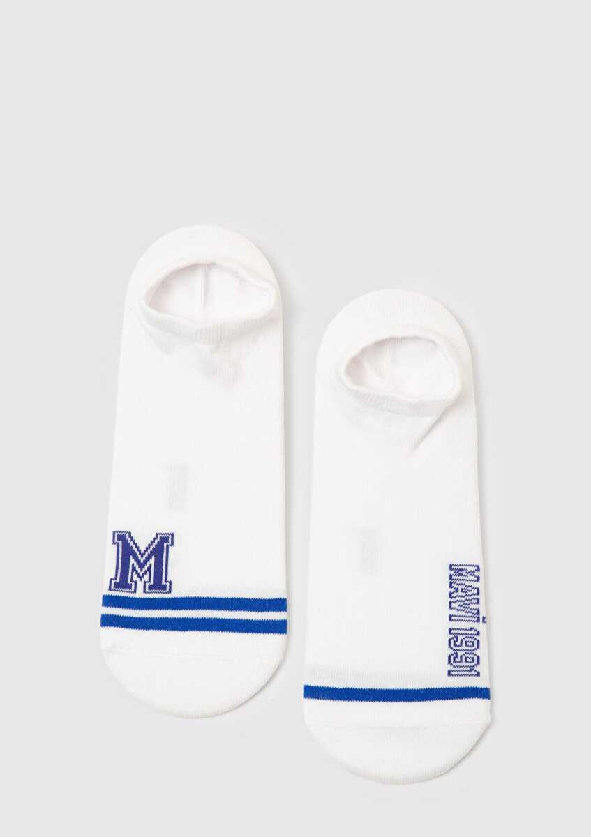 Mavi Beyaz Babet Erkek Çorap 0912205-620
