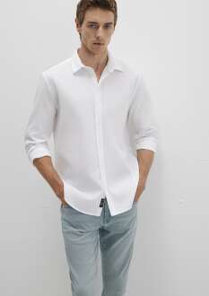 Mavi Beyaz Erkek Gömlek 0211656-620