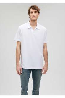 Mavi Beyaz Erkek Polo Tşört 0611904-620 