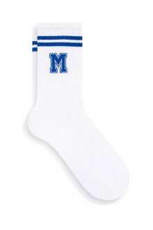 Mavi Beyaz Erkek Soket Çorap 0911108-620 