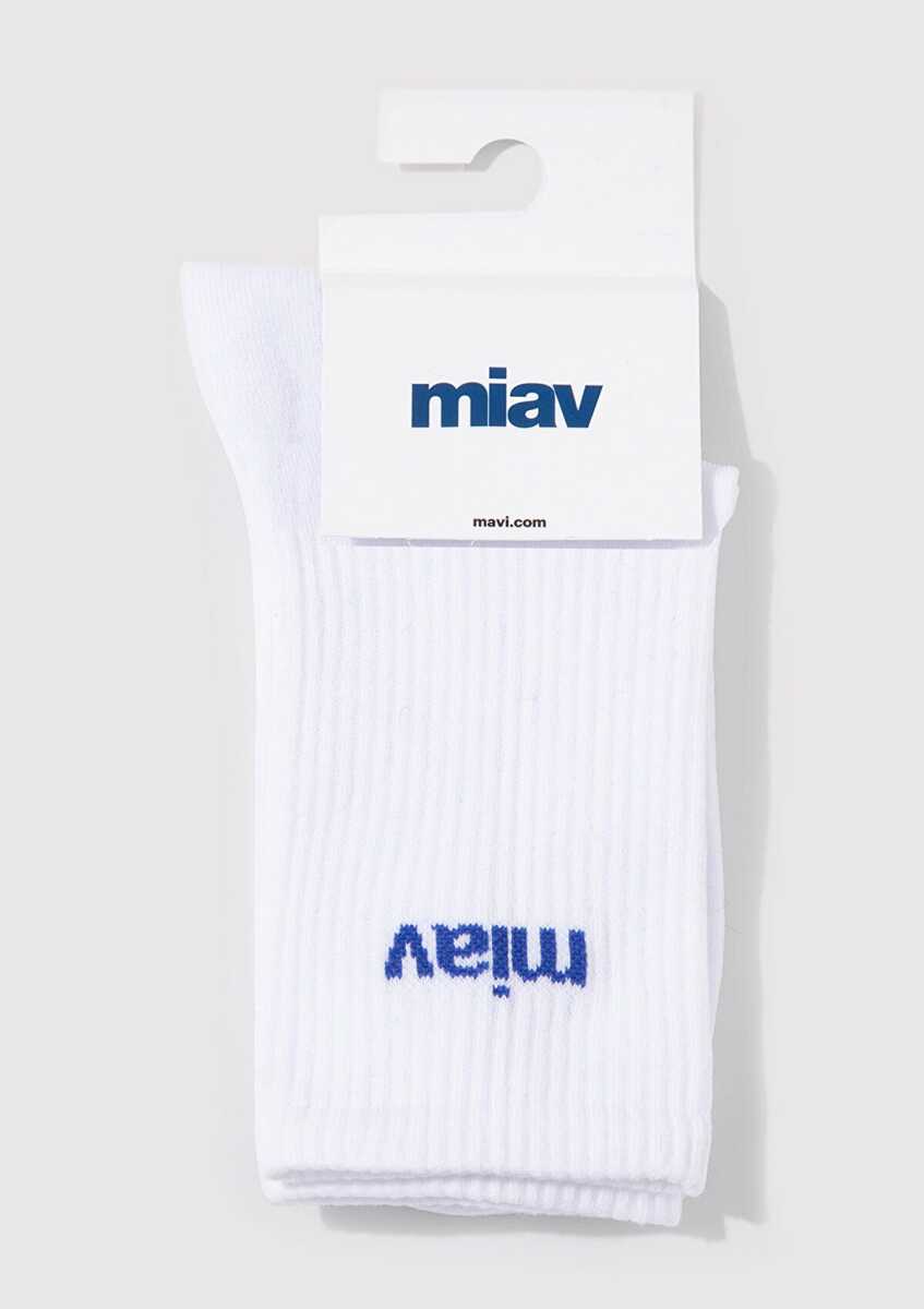 Mavi Beyaz Kadın Çorap 1912598-620 - Mavi (1)