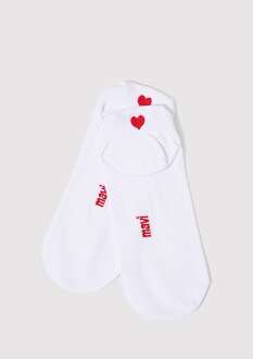 Mavi Beyaz Kadın Patik Çorap 1913165-620 