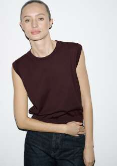 Mavi Bisiklet Yaka Bordo Triko Kadın Süveter 1710866-70223 