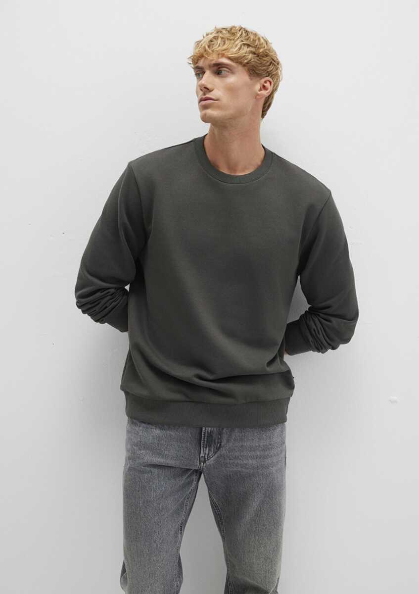 Mavi Bisiklet Yaka Gri Erkek Sweat 0S10421-70090 - 1
