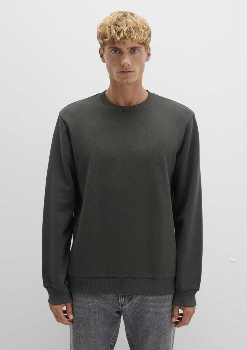 Mavi Bisiklet Yaka Gri Erkek Sweat 0S10421-70090 - 4