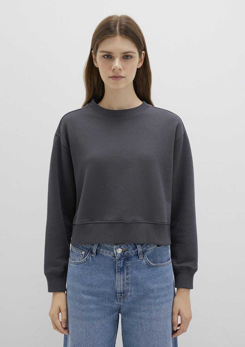 Mavi Bisiklet Yaka Gri Loose Fit Kadın Sweat 1S10387-83620 - 3