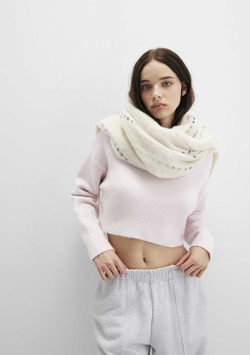 Mavi Bisiklet Yaka Kadın Kazak 1710496-89884 - Mavi