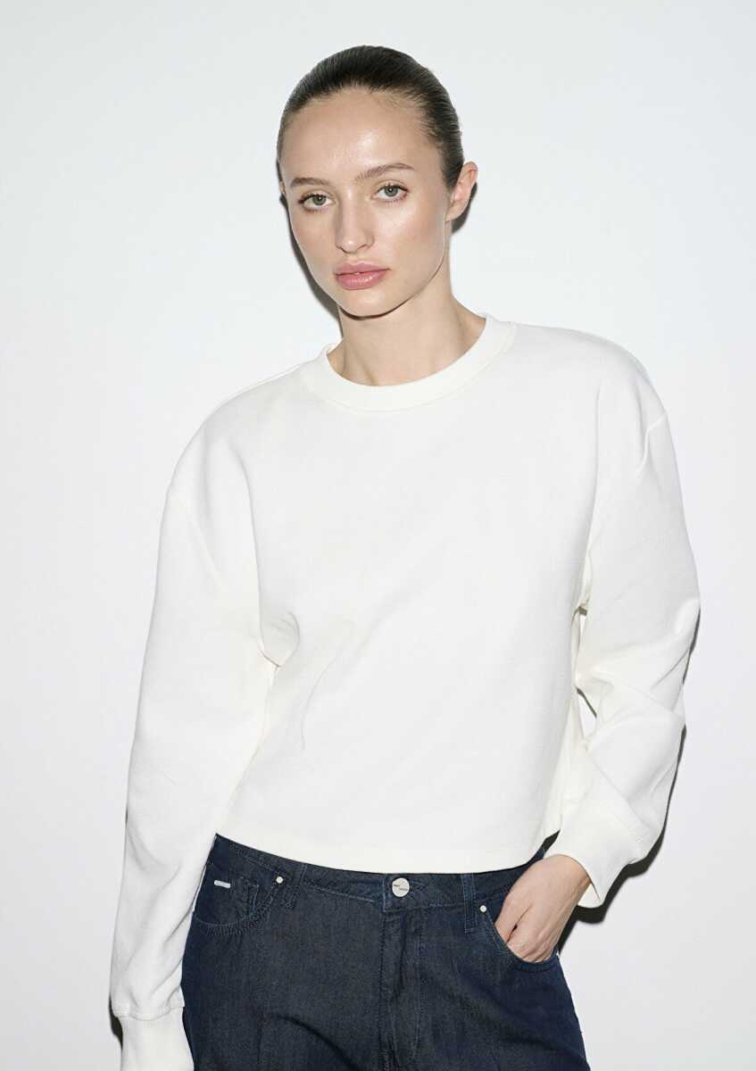 Mavi Bisiklet Yaka Kadın Sweat 1S10508-70051 - Mavi