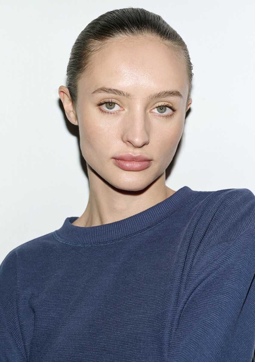 Mavi Bisiklet Yaka Kadın Sweat 1S10508-70487 - Mavi