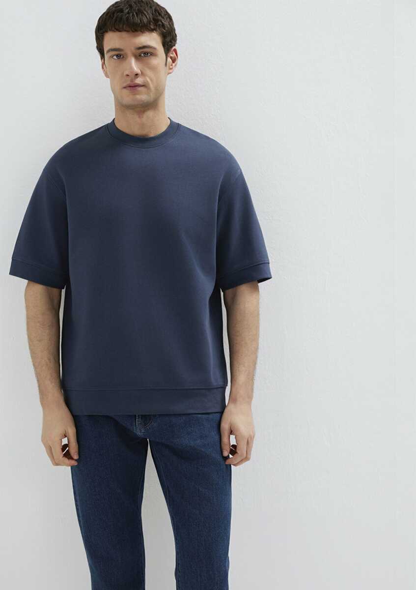 Mavi Bisiklet Yaka Lacivert Loose Fit Erkek Tişört 0611614-70490