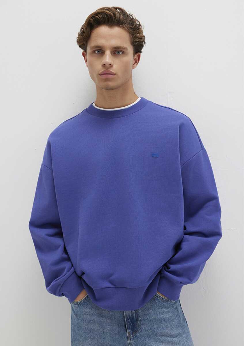Mavi Bisiklet Yaka Oversize Erkek Sweat 0S10415-70695 - 2