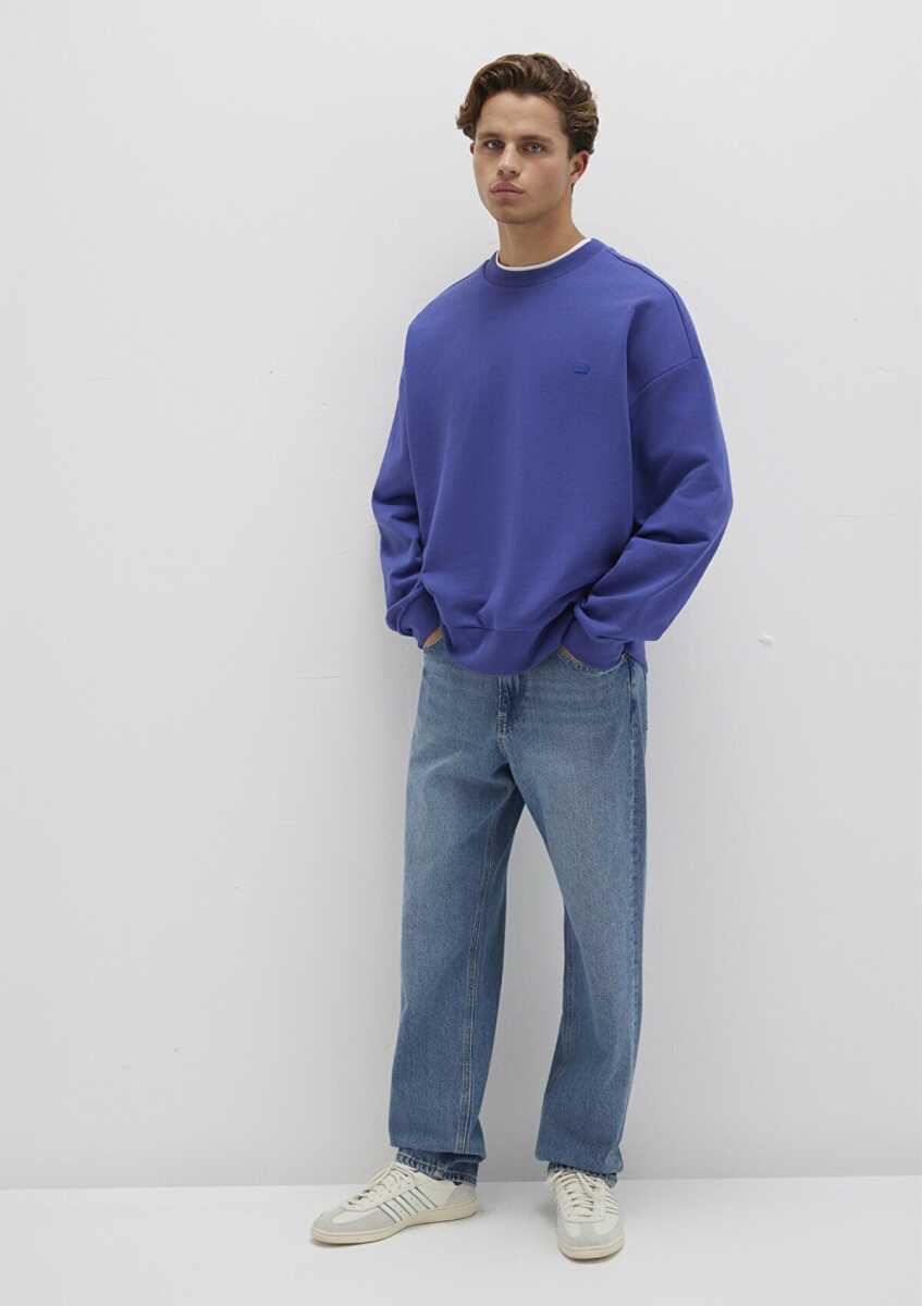 Mavi Bisiklet Yaka Oversize Erkek Sweat 0S10415-70695 - 3