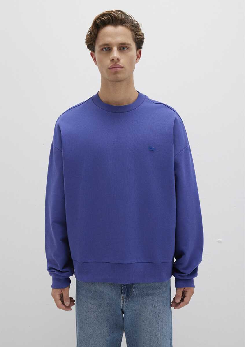 Mavi Bisiklet Yaka Oversize Erkek Sweat 0S10415-70695 - 5