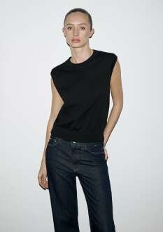 Mavi Bisiklet Yaka Siyah Triko Kadın Süveter 1710866-900 