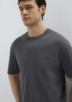 Mavi Black Antrasit Basic Loose Fit Erkek Tişört 0612645-80106 