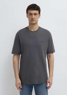 Mavi Black Antrasit Basic Loose Fit Erkek Tişört 0612645-80106 