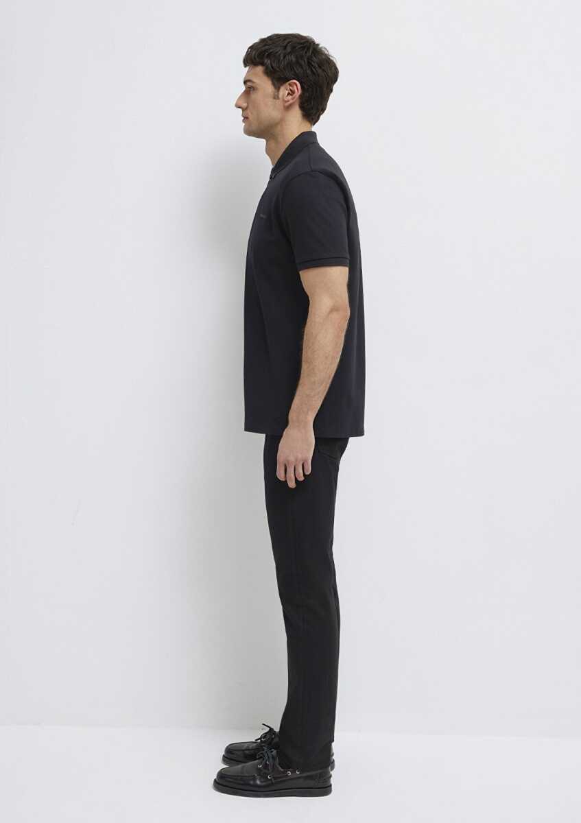 Mavi Black Fermuarlı Siyah Regular Fit Erkek Polo Tişört 0613137-900 - 5