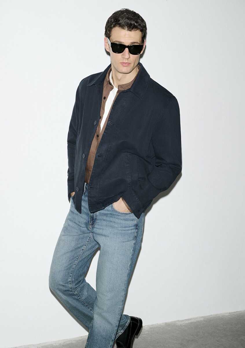 Mavi Black Lacivert Cepli Regular Fit Erkek Gömlek 0211876-83699